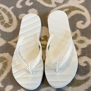 Tory Burch White Sandals